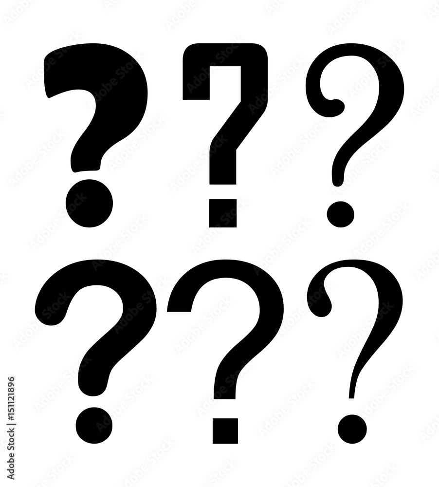 question mark silhouette vector symbol icon design. question mark silhouette vector symbol icon design.