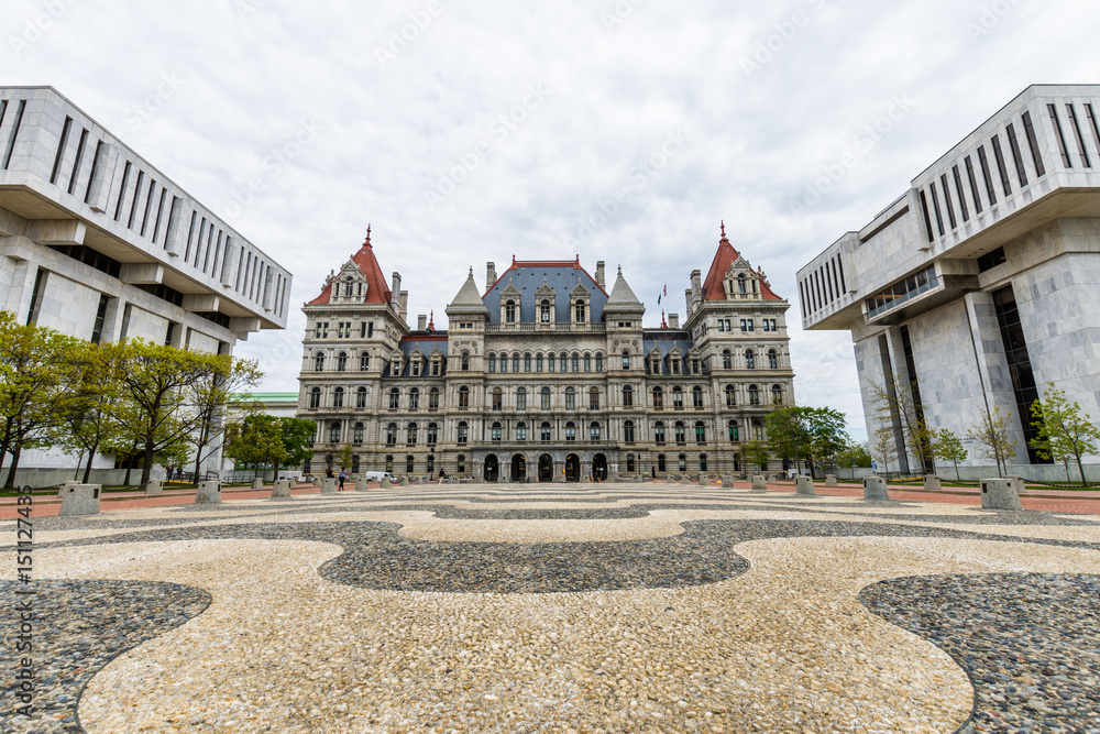 Obraz premium Capitol building in albany new york