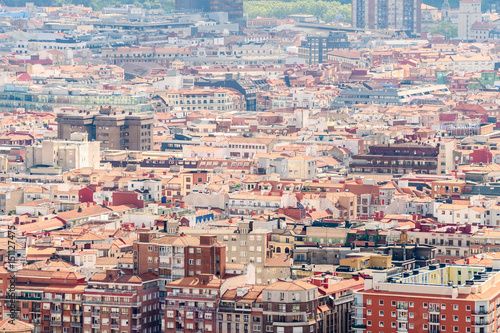 panoramic views to Bilbao city, Spain