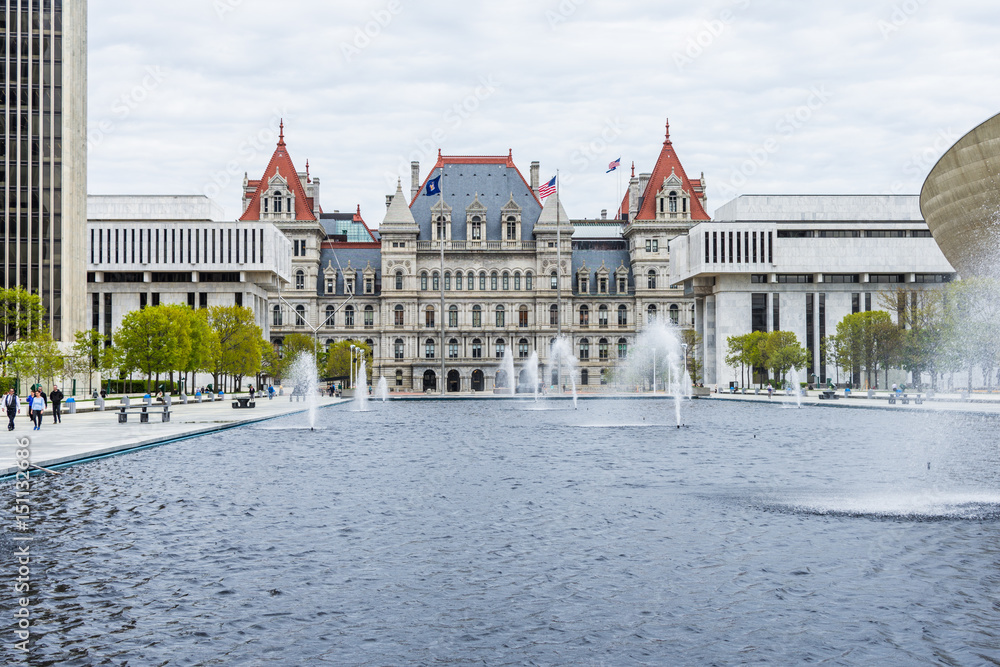Fototapeta premium New York Capitol Building in Upstate Albany, New York