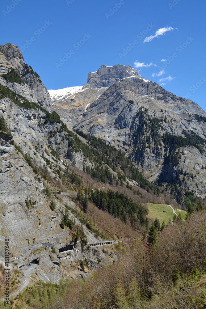 Drachenberg (2604m), Calfeisental, Kanton St. Gallen Drachenberg (2604m), Calfeisental, Kanton St. Gallen