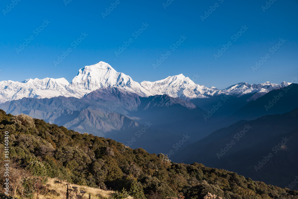 Obraz Dhaulagiri, Nepal, Himalaje