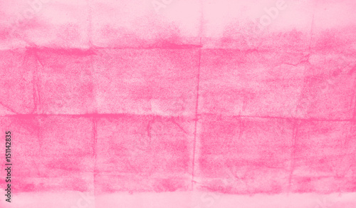 Delicate pink grunge background, watercolor, crumpled paper