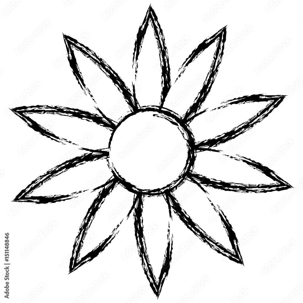 flower icon over white background. vector illustration flower icon over white background. vector illustration