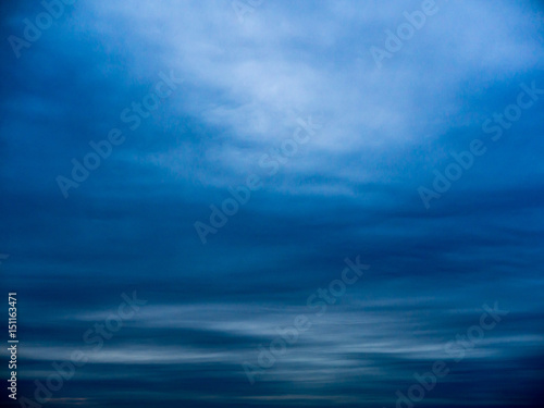 Dark clouds before thunderstorm