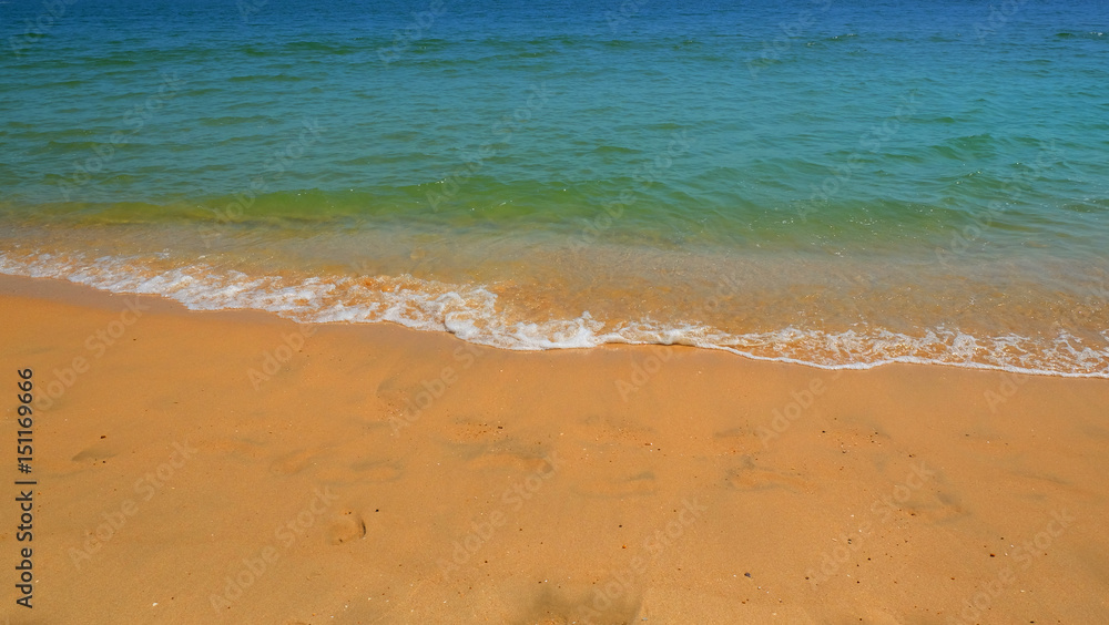 clear Beach, Ocean wave sand beach., Thailand. clear Beach, Ocean wave sand beach., Thailand.