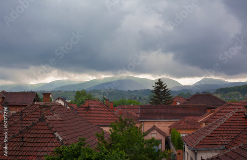 Bad Weather Over the Houses photo