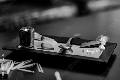Vászonkép Heroin Abuse and America's Opiate Issues