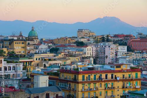 Fototapeta Naklejka Na Ścianę i Meble -  Skyline of Naples, Italy
