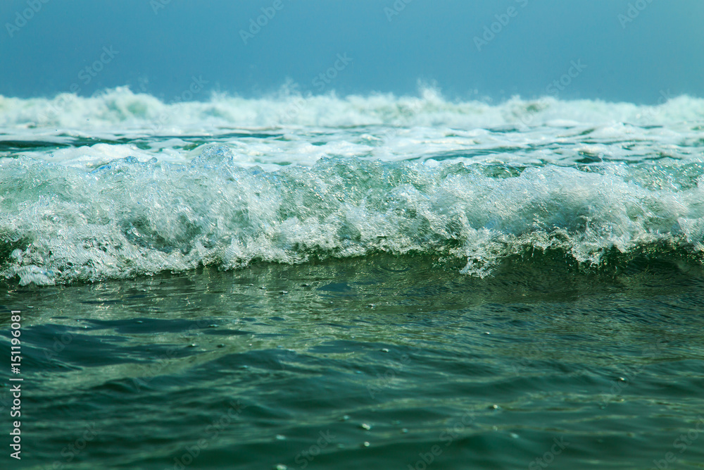 Waves of the Indian Ocean.