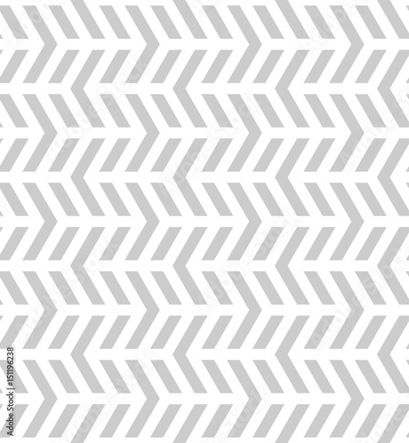 Vector seamless pattern. Modern stylish texture. Monochrome geometric pattern from rectangular plates.