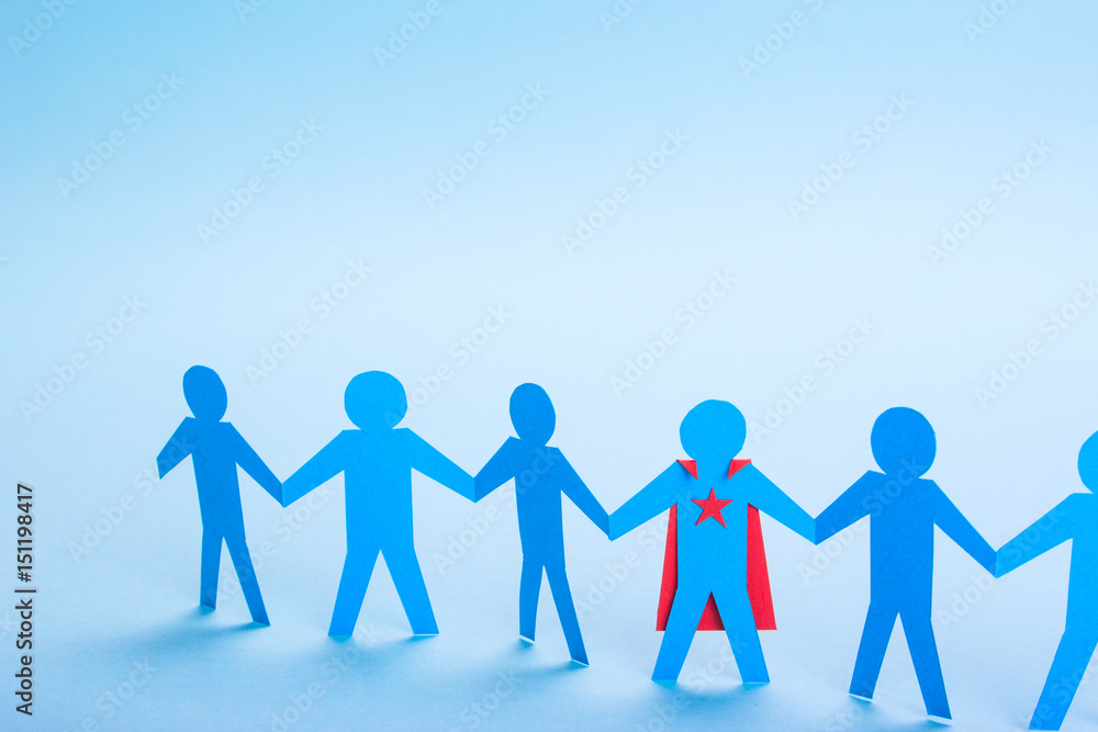 Superhero businessman. A super worker of the month or year. The best sales manager Superhero businessman. A super worker of the month or year. The best sales manager