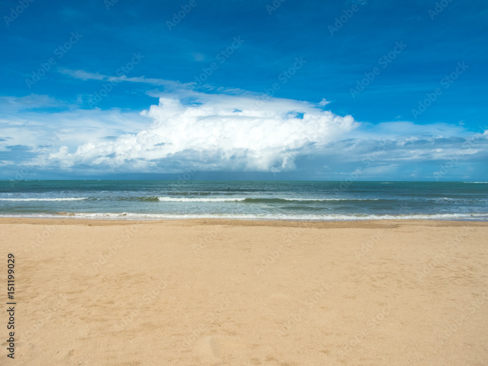 Beach and beautiful tropical sea.