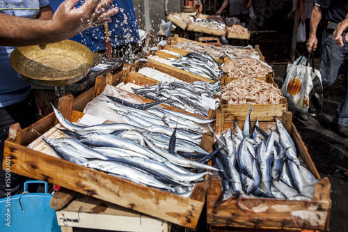 Cuadro en lienzo Fish Stall