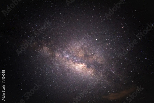 Fototapeta Naklejka Na Ścianę i Meble -  Sky night with galaxy