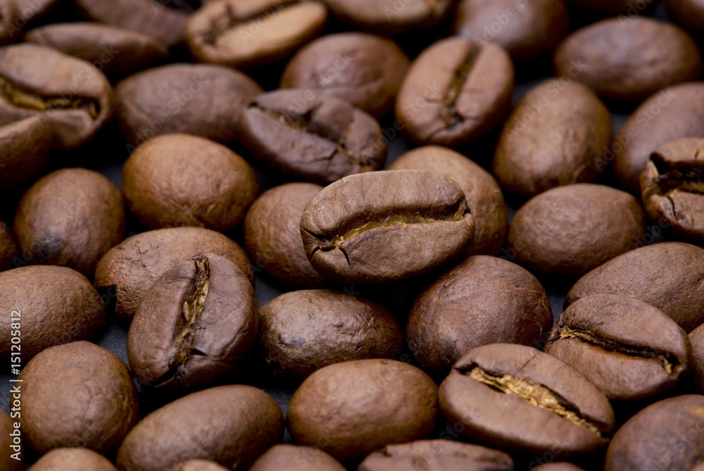 Naklejka premium Kaffebohnen