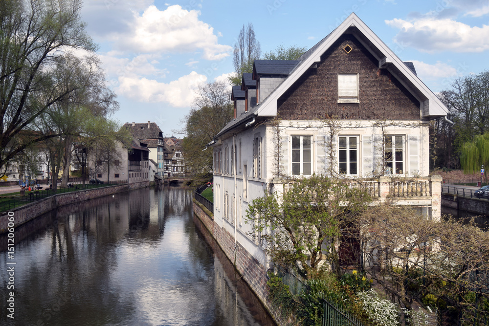 The house on the river - Strasbourg - Alsace - France The house on the river - Strasbourg - Alsace - France