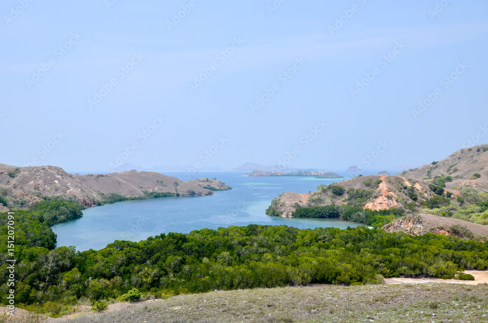 rinca island landscape