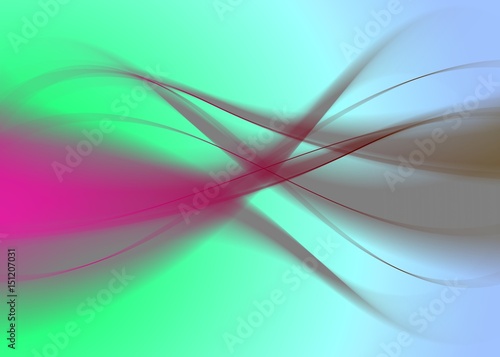 Abstract lines digital background - colorful backdrop - Abstract waves and whirl - futuristic pattern