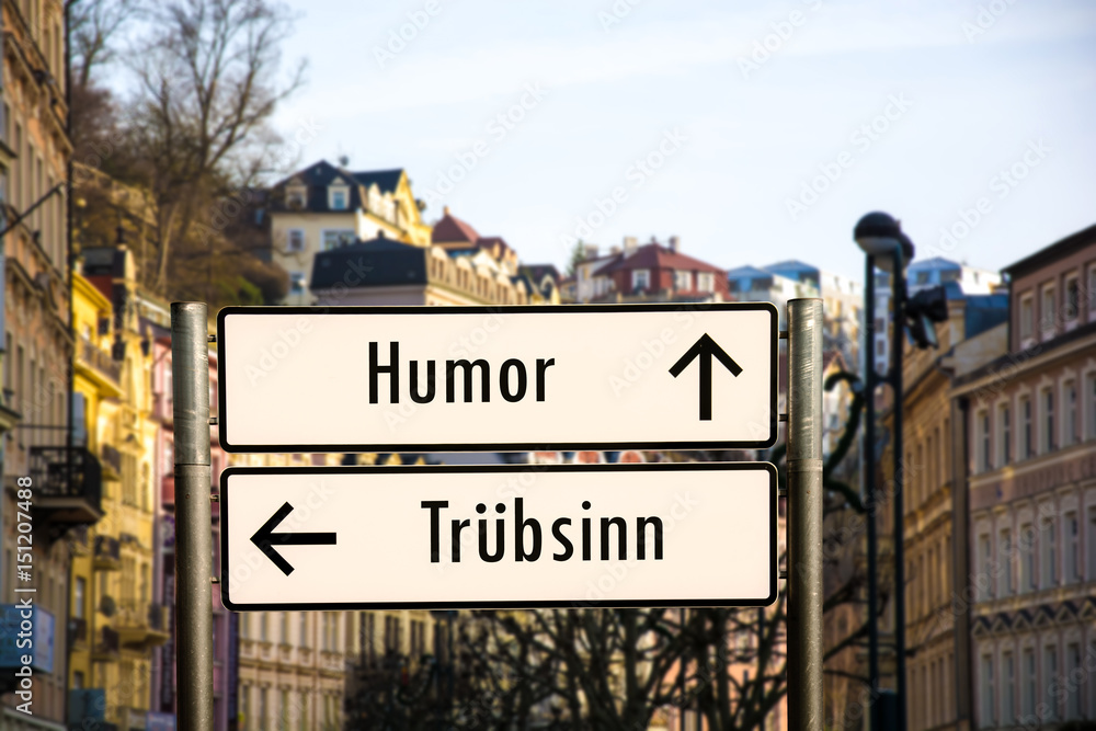 Obraz premium Schild 206 - Humor
