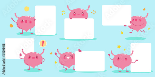 cute cartoon bladder