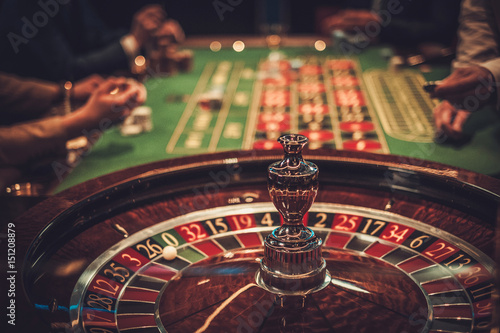 Fotografia Gambling table in luxury casino