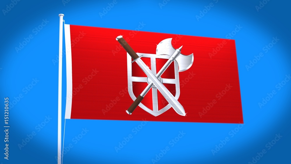 the flag of knight the flag of knight