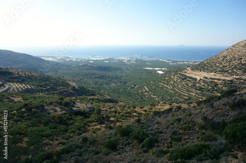 Coastline between Platanos and Sfinar, E4 European long distance hiking path, Crete, Greece
