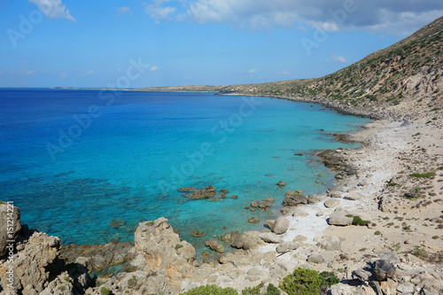 Coast between Elafonisi and Paleochoras, E4 European long distance hiking path, Crete, Greece