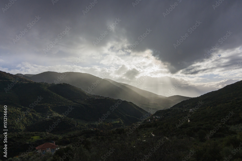 Obraz premium Valley in the Peleponnese