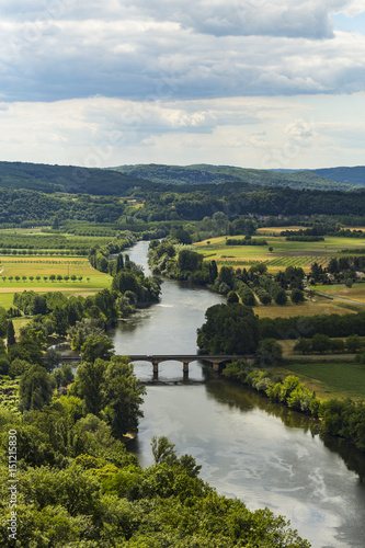 View of the Dordogne river from Domme