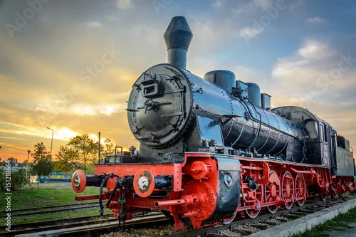 Naklejka na ścianę Stara lokomotywa