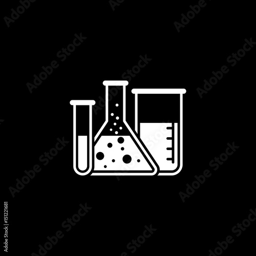 Laboratory and Medical Services Icon. Flat Design.