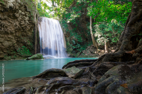third level of Erawan Waterfall