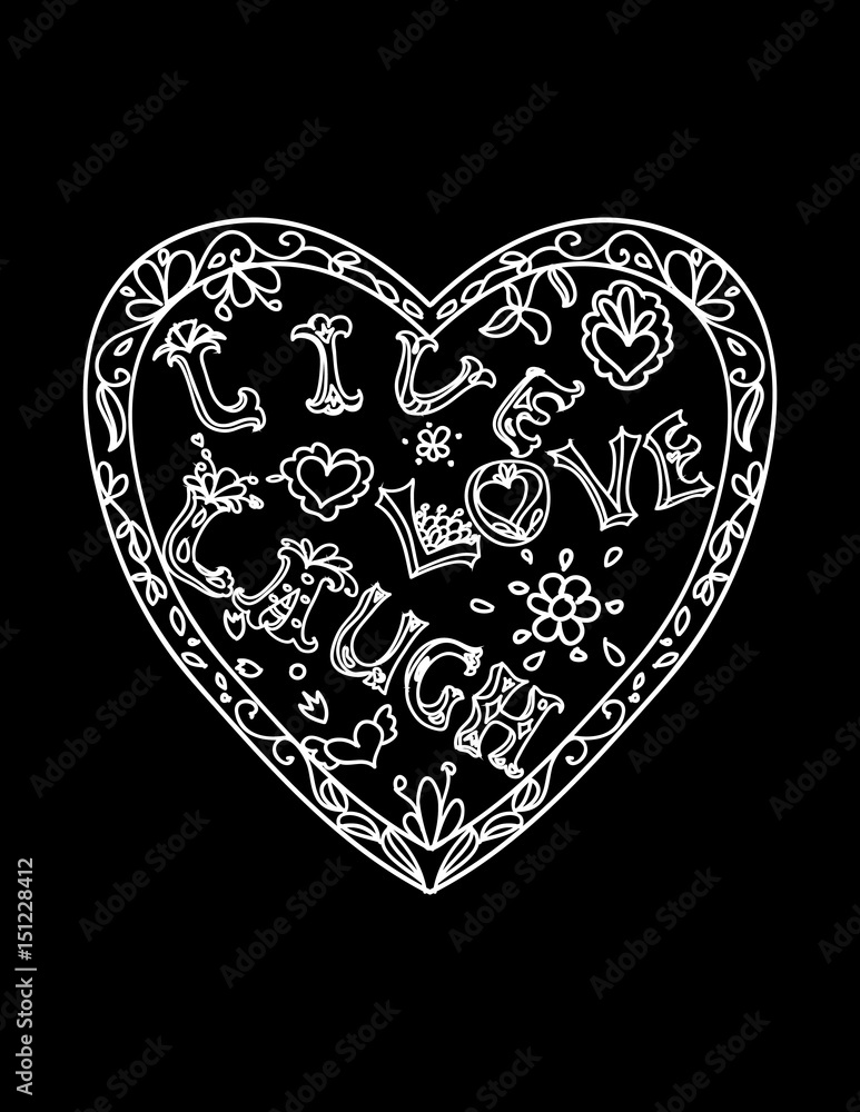 Live Laugh Love Coloring Pages