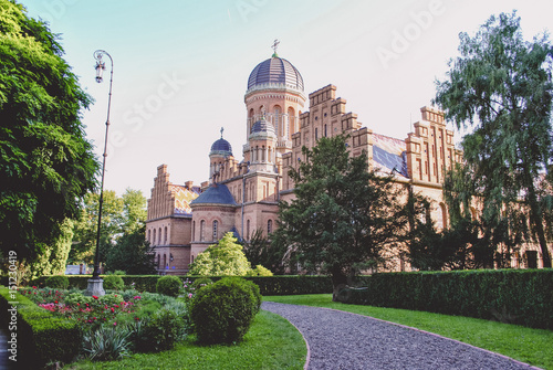 Fényképezés Ancient building in the University of Chernivtsi, Ukraine