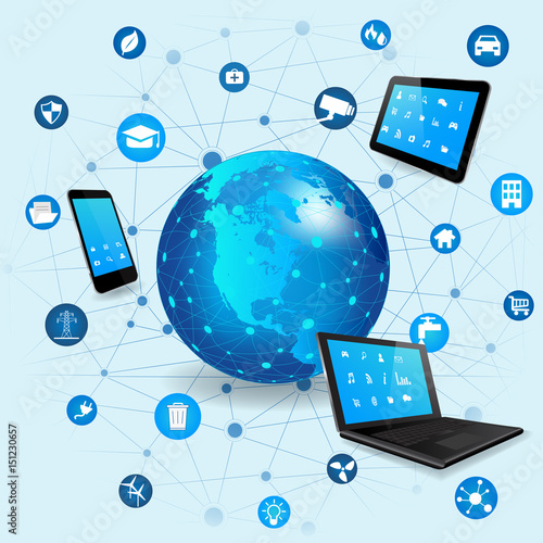 Internet of Things concept and Cloud computing technology