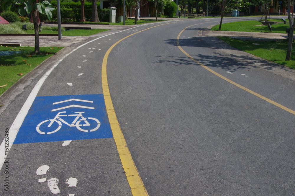 bicycle path. bicycle path.
