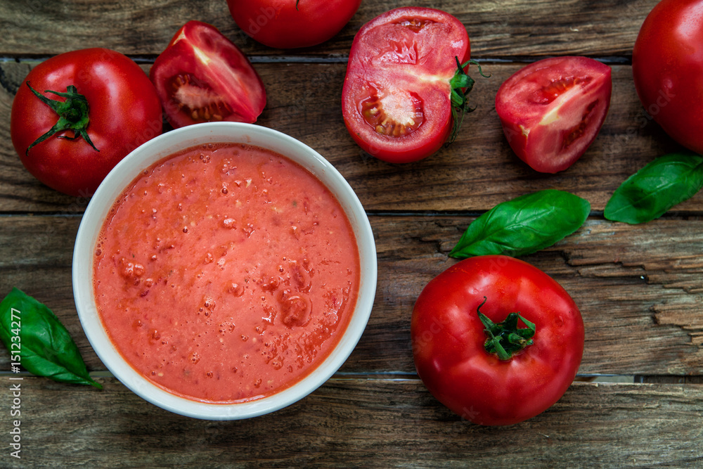 Tomato cold soup Tomato cold soup