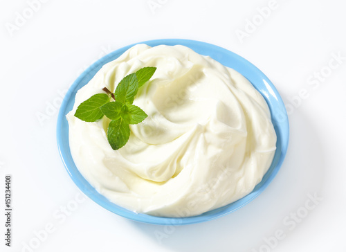 White smooth cream