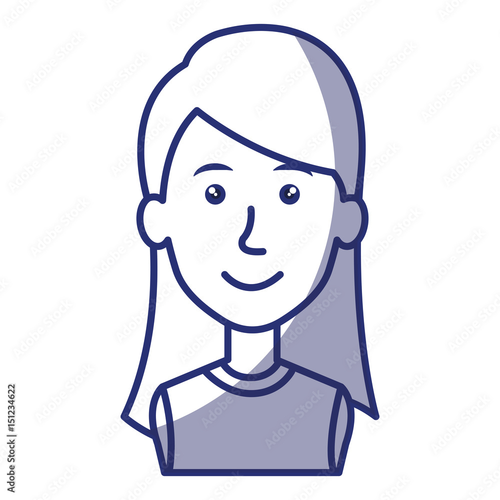 young woman avatar character vector illustration design young woman avatar character vector illustration design