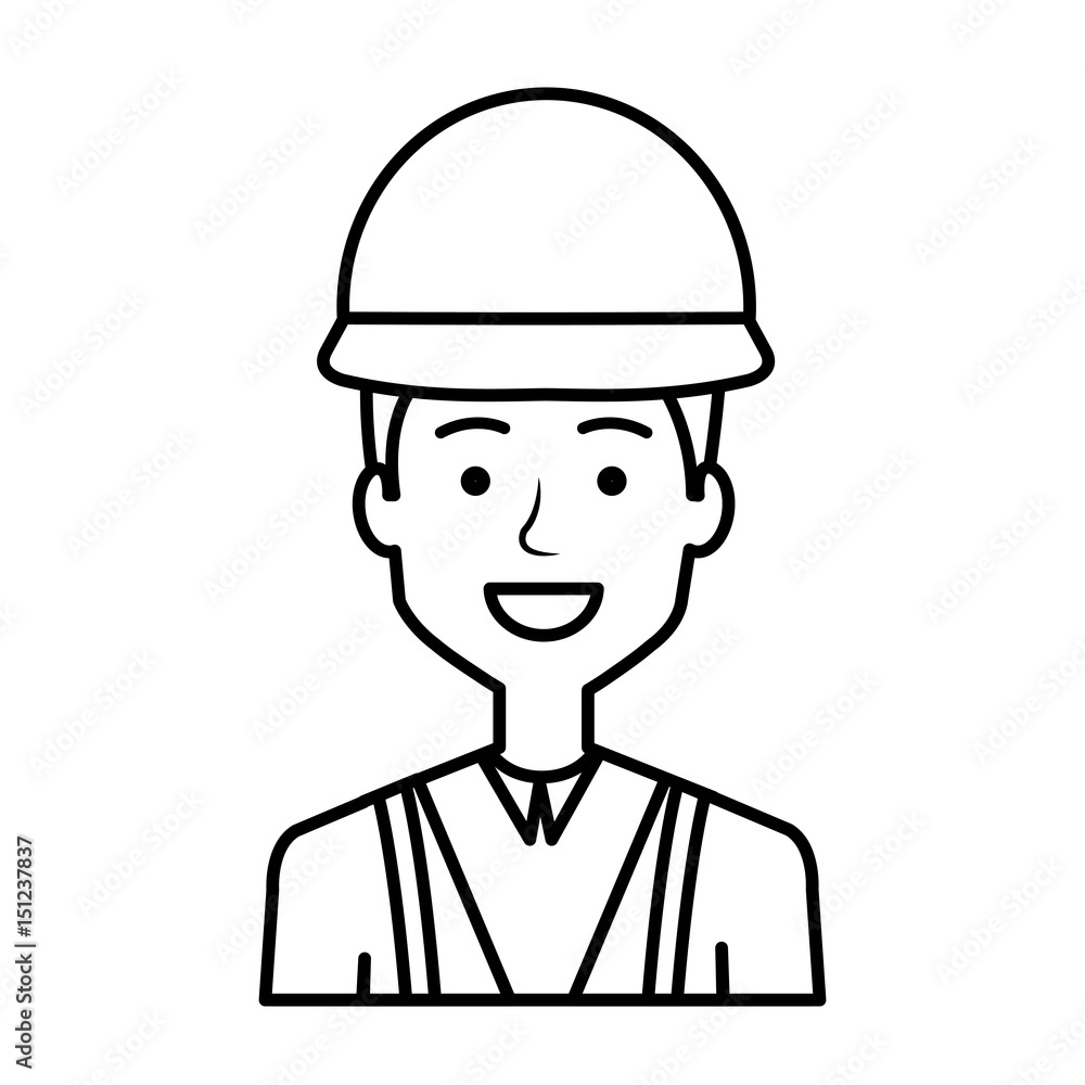 construction workman avatar character vector illustration design construction workman avatar character vector illustration design