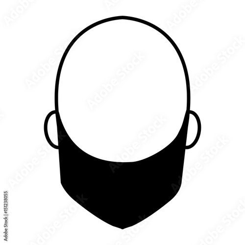 young man avatar character vector illustration design