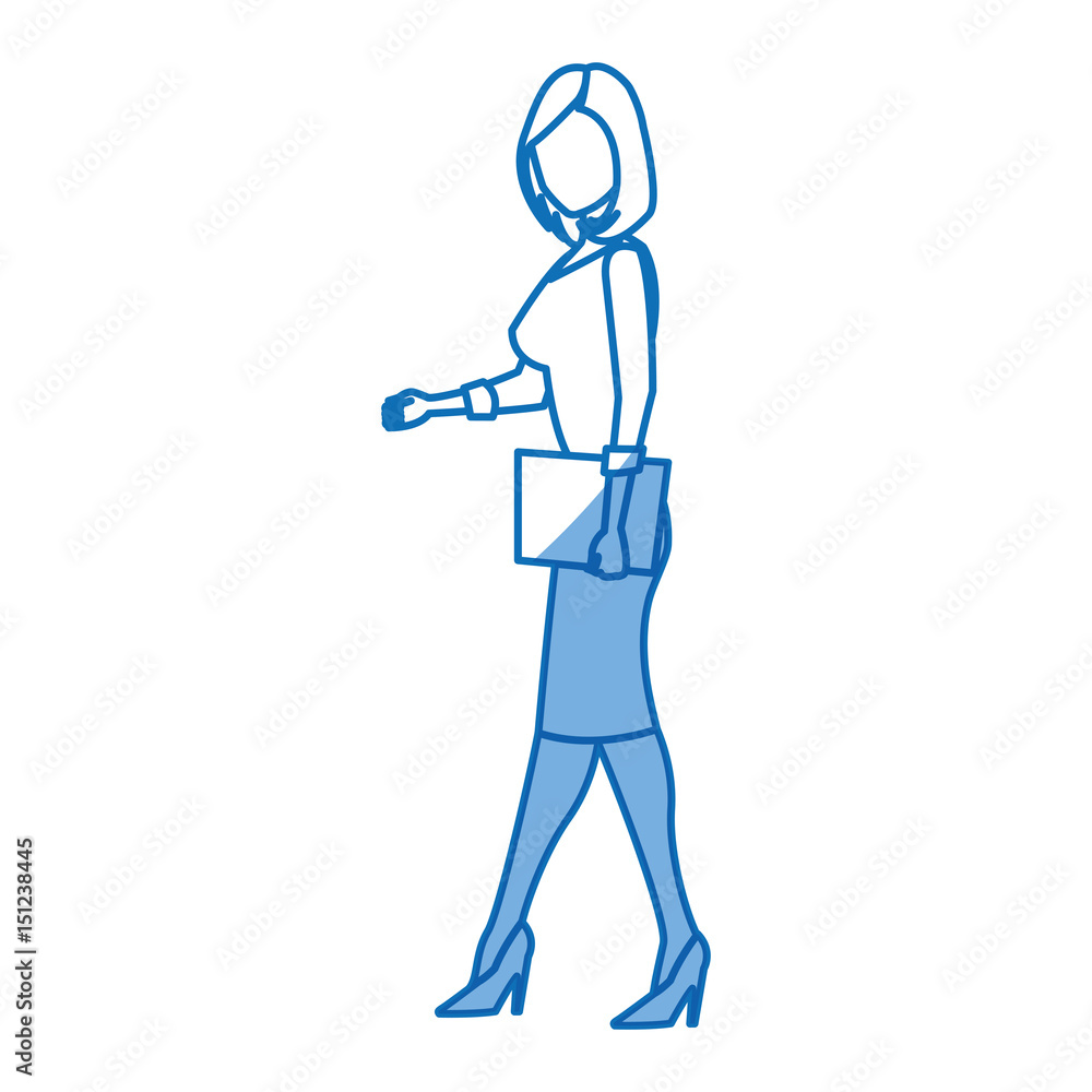 portrait young girl business avatar design vector illustration portrait young girl business avatar design vector illustration