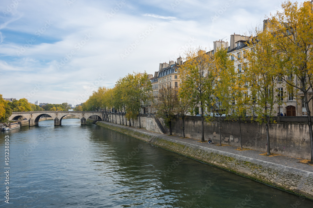 The river Seine in Paris