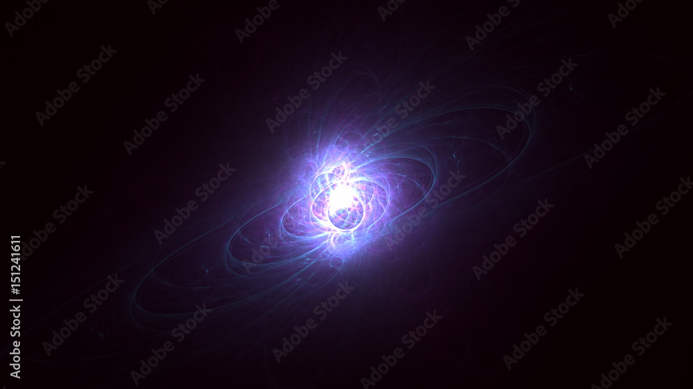 3D rendering abstract fractal light background 3D rendering abstract fractal light background