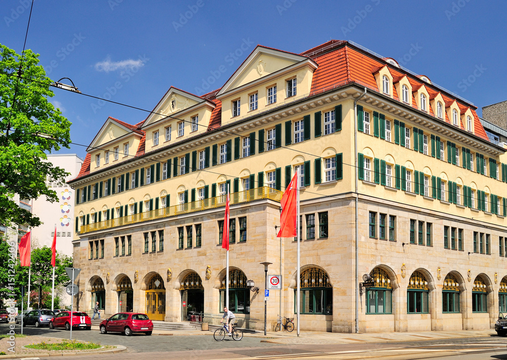 Sitz der Ostsächsischen Sparkasse Dresden, Güntzplatz, , Sachsen, Deutschland, Europa