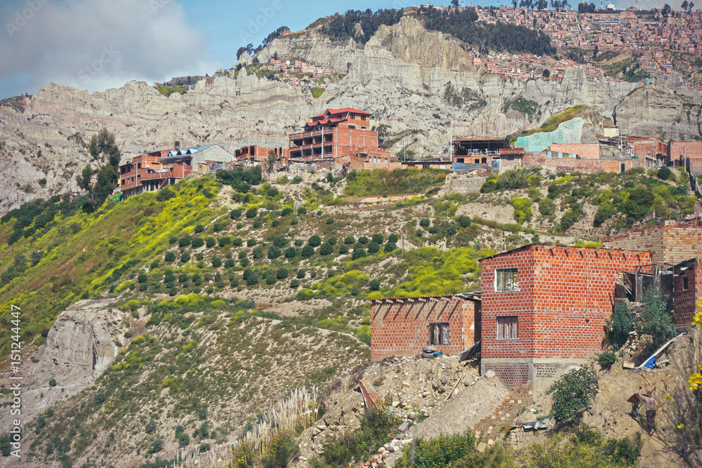 Buildings and houses in La Paz