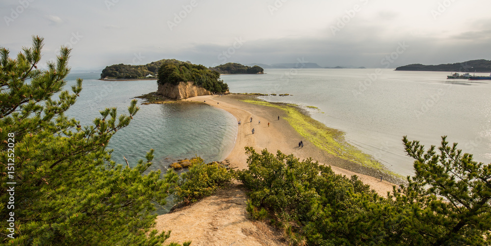 Obraz premium Angel road in shodoshima island