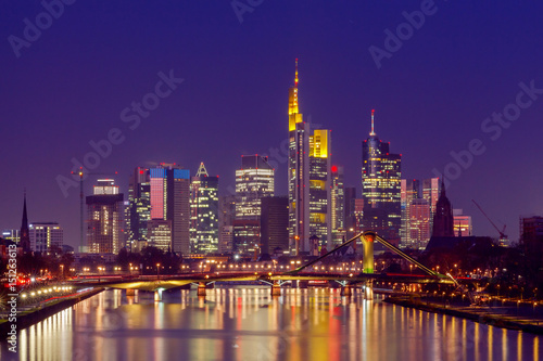 Frankfurt. Skyscrapers of the city's business center.